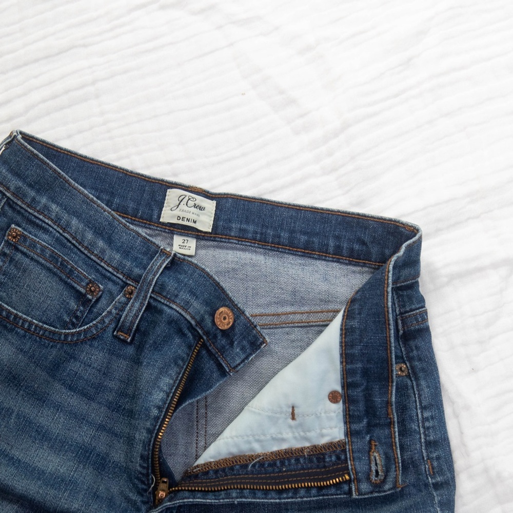 J.Crew High Waisted Cut-Off Denim Shorts